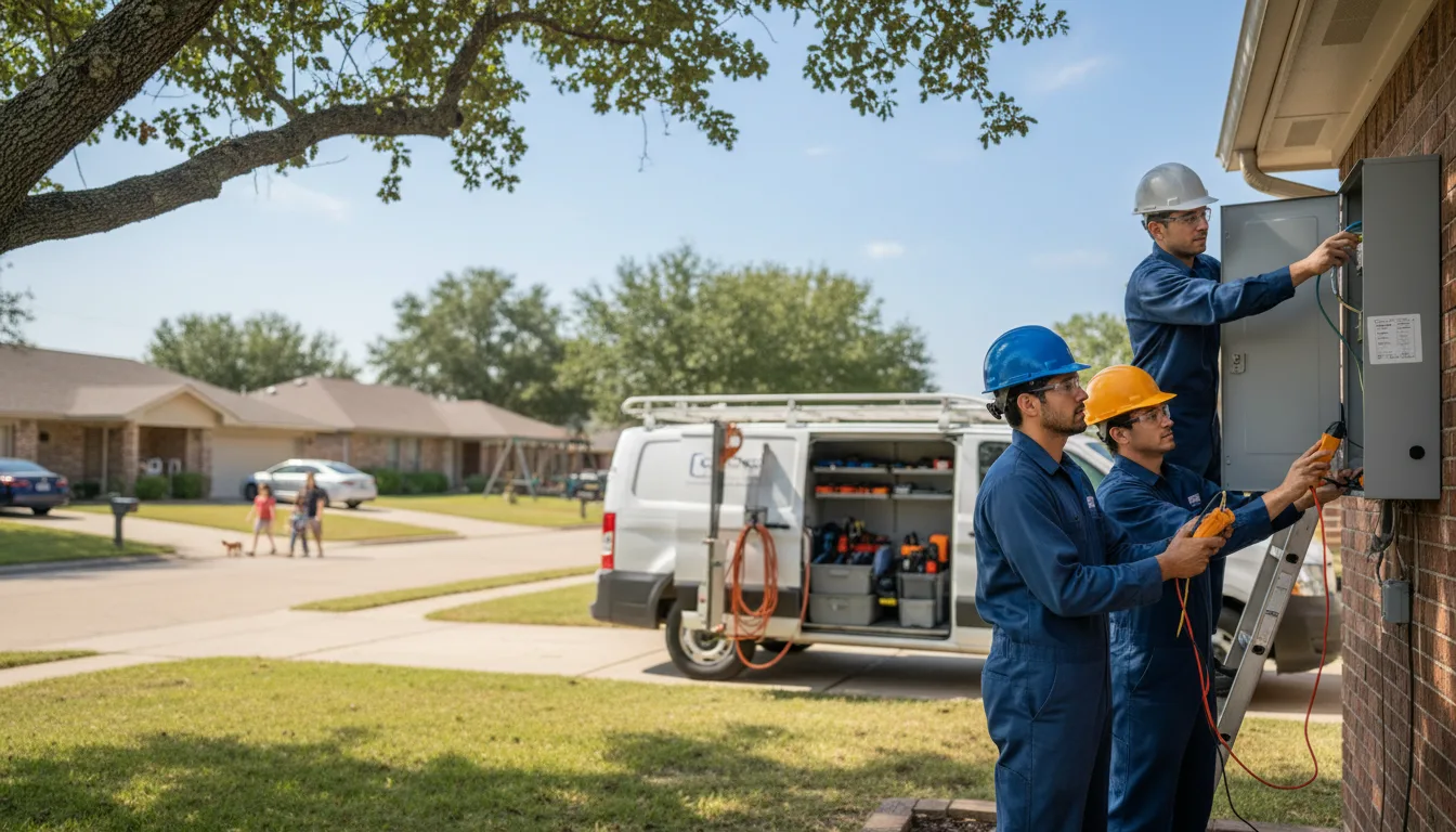 Certified electrician providing emergency electrical services in Neffs, PA